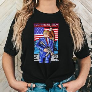 The Donald 2024 Trump American flag shirt