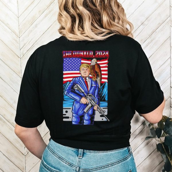 The Donald 2024 Trump American flag shirt