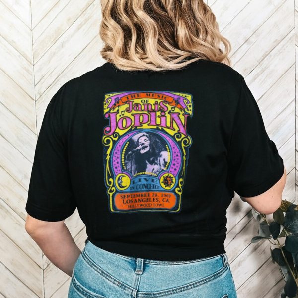 The music of Janis Joplin live in concert 1969 vintage shirt