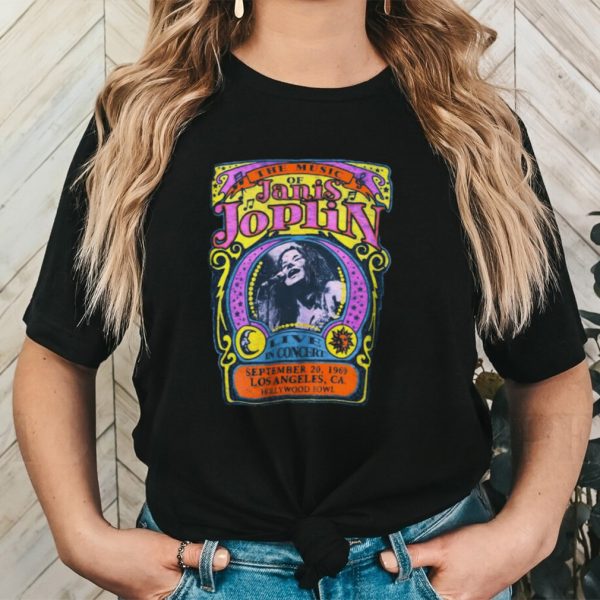 The music of Janis Joplin live in concert 1969 vintage shirt