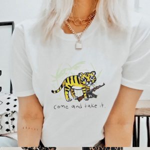 Tiger come and take it shirt
