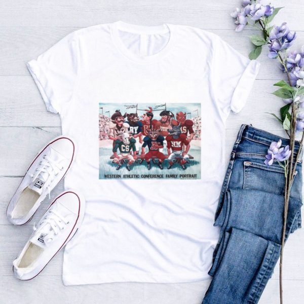 Trending Western Athletic Conference Family Portrait shirt