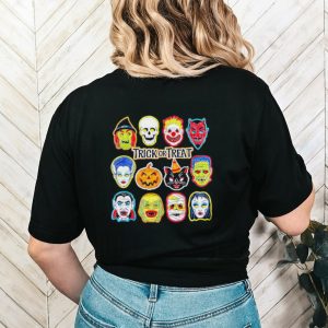 Trick or treat Halloween masks shirt