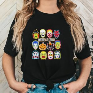 Trick or treat Halloween masks shirt