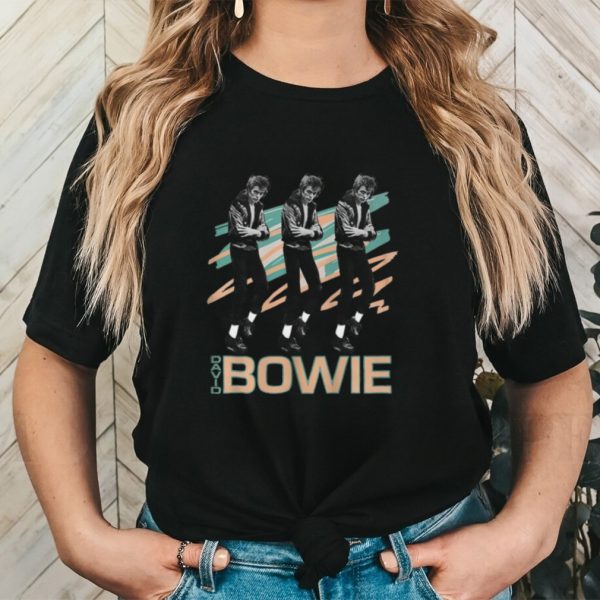 Triple David Bowie pose vintage shirt