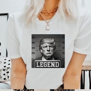 Trump mug shot legend shirt