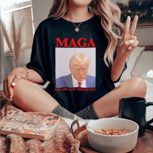 Trump mugshot MAGA my ass got arrested shirt