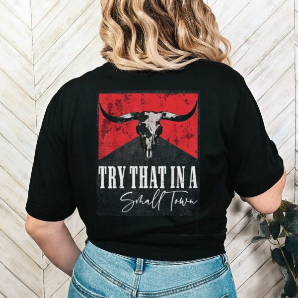 Vintage Try That In A Small Town Shirt Ason Aldean Shirt Country Music Shirt