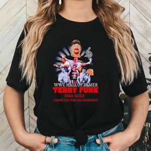 WWE Hall of Famer Terry Funk 1944 2023 thank you for the memories shirt