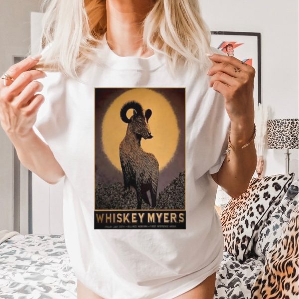 Whiskey Myers July 28 First Interstate Arena Billings MT Tour 2023 Shirt