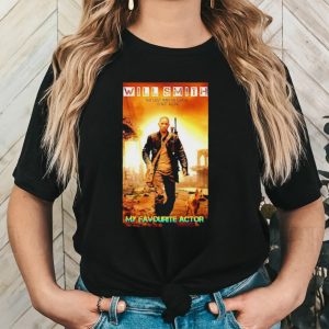 Will Smith the last man on earth is not alone my favorite actor shirt