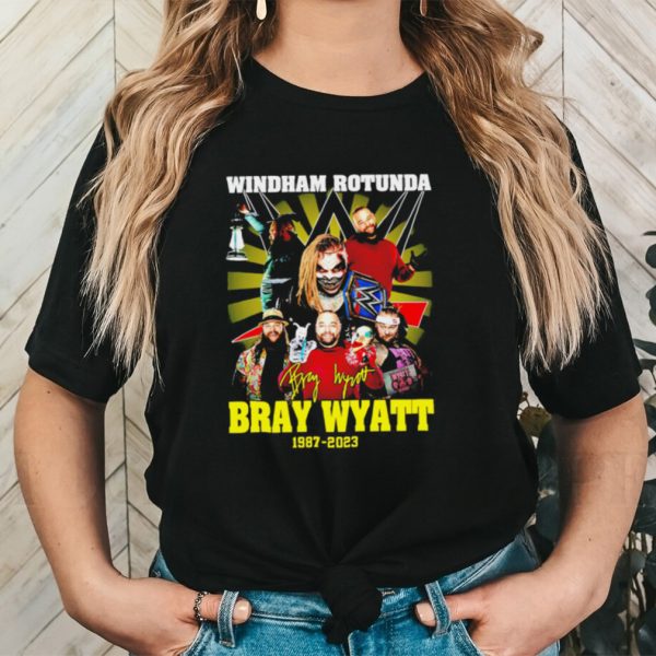 Windham Rotunda Bray Wyatt signature 1987 2023 thank you for the memories Vintage shirt