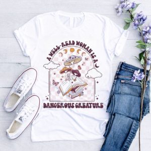 Woman is a dangerous creature shirt book lovers day