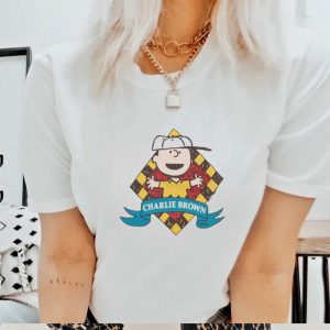 Youth charlie brown diamond shirt