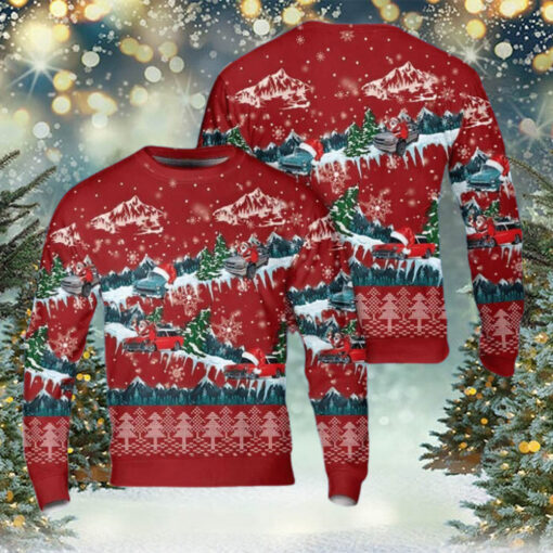 1955 Chevrolet Nomad Christmas Sweater