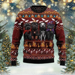 Affenpinscher Dog Halloween Ugly Christmas Sweater