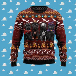 Affenpinscher Dog Halloween Ugly Christmas Sweater