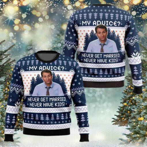 Al Bundy My Advice Married With Children Ugly Christmas Sweater