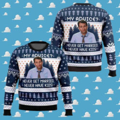 Al Bundy My Advice Married With Children Ugly Christmas Sweater