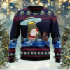 Boxing Santa And Krampus Ugly Christmas Sweater