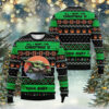 Bear Drinking Busch Light Christmas Ugly Sweater