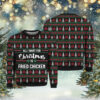 Blue Line Christmas Tree Sweater