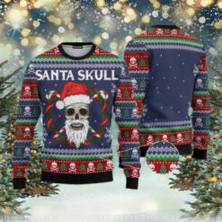 Animal Santa Skull Ugly Christmas Sweater