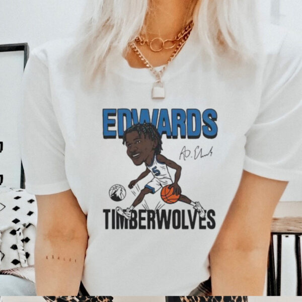 Anthony Edwards Minnesota Timberwolves signature vintage shirt