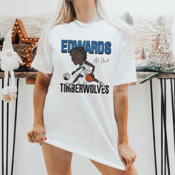 Anthony Edwards Minnesota Timberwolves signature vintage shirt