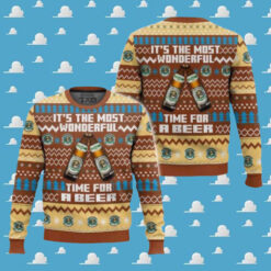 Augustiner Bräu It’s The Most Wonderful Time For A Beer Ugly Christmas Sweater