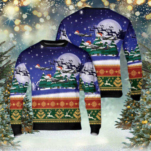 Avelo Airlines Boeing 737 8f2 Christmas Sweater 3d