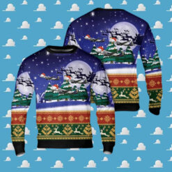 Avelo Airlines Boeing 737 8f2 Christmas Sweater 3d