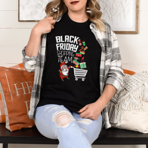 Black Friday Shopping Team Funny Christmas T Shirt