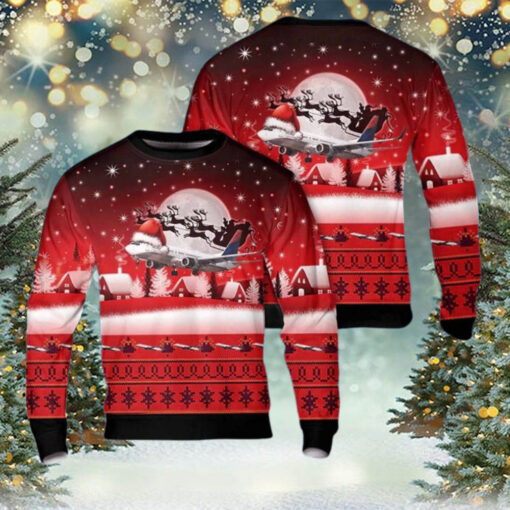 Boeing 737 Next Generation Delta Airlines Boeing 737 800 Christmas Aop Sweater