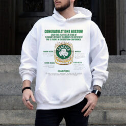 Boston Celtics 18th Ring Champions shirt