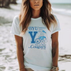 Byu The Cougars Are Out Rise And Shout Brigham Young University Provo Utah Athletics Since 1992 Cosmo T shirts