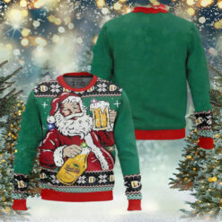 Cheers to Santa and beer! Christmas Ugly Sweater