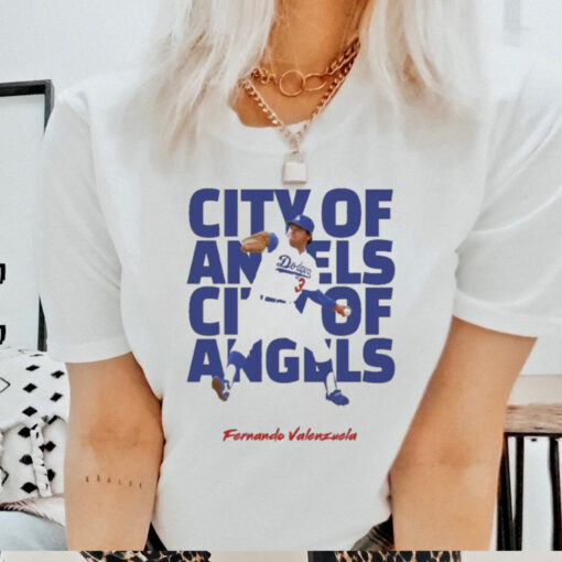 City Of Angels City Of Angels Fernando Valenzuela Los Angeles Dodgers Shirt