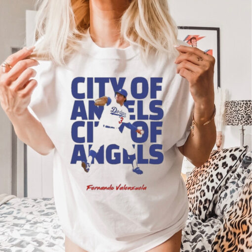 City Of Angels City Of Angels Fernando Valenzuela Los Angeles Dodgers Shirt