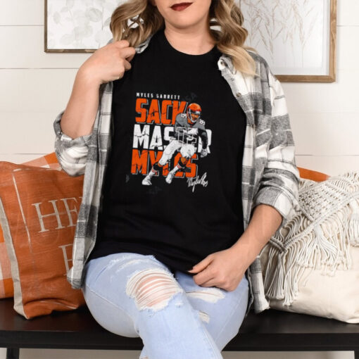 Cleveland Browns Myles Garrett Sack Master Myles running signature shirt