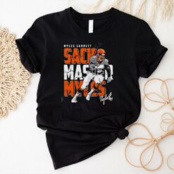 Cleveland Browns Myles Garrett Sack Master Myles running signature shirt