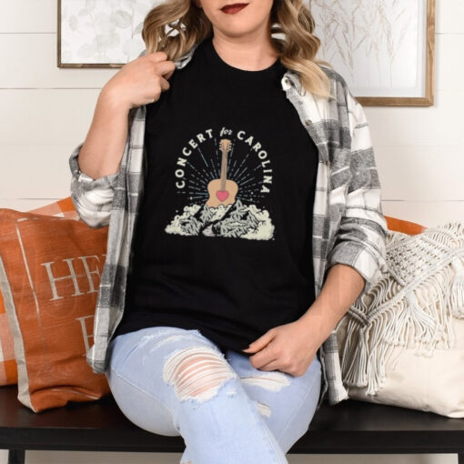 Concert For Carolina With Luke Combs Mountain Guitar 2024 T Shirts