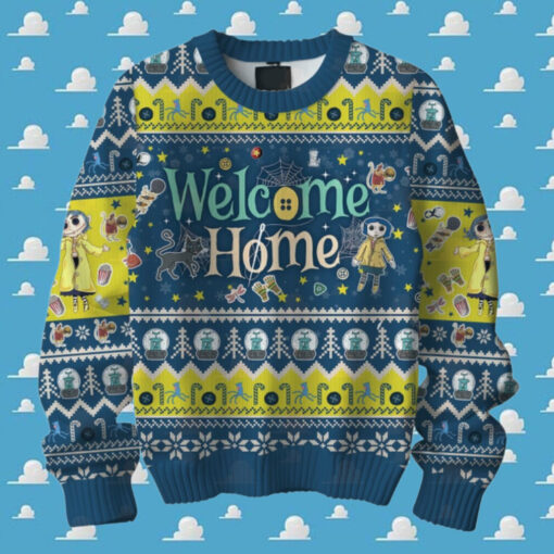 Coraline Welcome Home Christmas Ugly Special Sweater