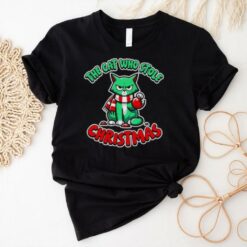 Cute The Cat Who Stole Christmas T Shirt