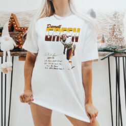 Darrell Green 28 Washington Redskins Player 7x Pro Bowl 4x NFL’s Fastest Man Signature t shirt