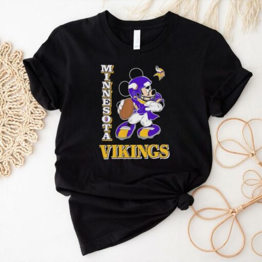 Design Minnesota Vikings Quarterback Mickey Mouse 2024 Shirt