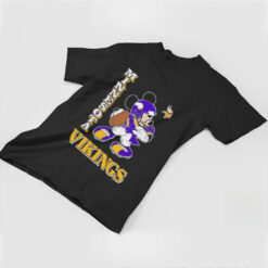 Design Minnesota Vikings Quarterback Mickey Mouse 2024 Shirt