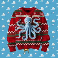 Dirty Heads Playing With Octopus Ugly Christmas Sweater Chirstmas Gifts 2024 Xmas For Family And Friends Ugly Sweater