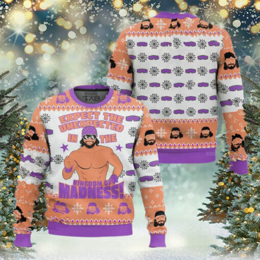 Expect The Unexpected In The Kingdom Of Madness Macho Man Ugly Sweater