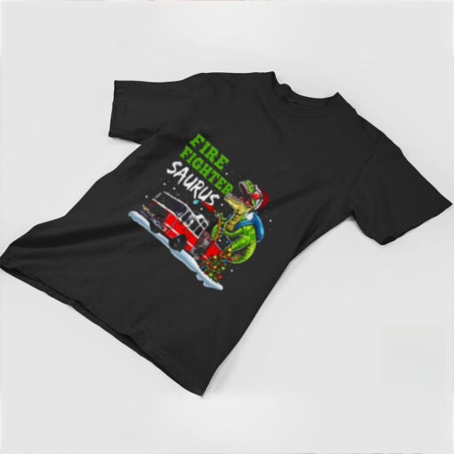 Fire Fighter Saurus T Shirt